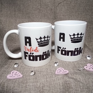 Páros bögre, Otthon & Életmód, Konyhafelszerelés, tálalás, Tálalás, Bögre & Csésze, Decoupage, transzfer és szalvétatechnika, MESKA