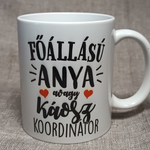 Anya bögre, Otthon & Életmód, Konyhafelszerelés, tálalás, Tálalás, Bögre & Csésze, Decoupage, transzfer és szalvétatechnika, MESKA