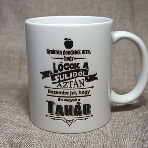 Tanár bögre  - Meska.hu