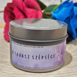 A tavasz szépsége illatgyertya, Otthon & Életmód, Gyertya, illat, aroma, Gyertya, Gyertya-, mécseskészítés, MESKA