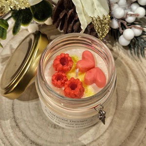 Málnás-limonádé illatgyertya - otthon & életmód - gyertya, illat, aroma - gyertya - Meska.hu