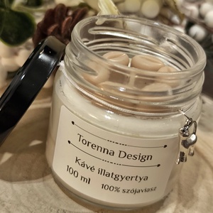 Kávé illatgyertya, Otthon & Életmód, Gyertya, illat, aroma, Gyertya, Gyertya-, mécseskészítés, MESKA