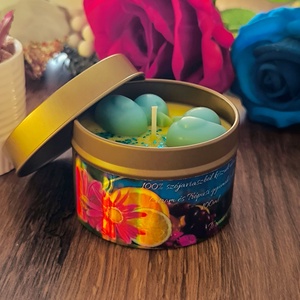 Citrom és Trópusi gyümölcs illatgyertya, Otthon & Életmód, Gyertya, illat, aroma, Gyertya, Gyertya-, mécseskészítés, MESKA