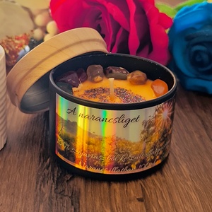 A narancsliget illatgyertya  - otthon & életmód - gyertya, illat, aroma - gyertya - Meska.hu