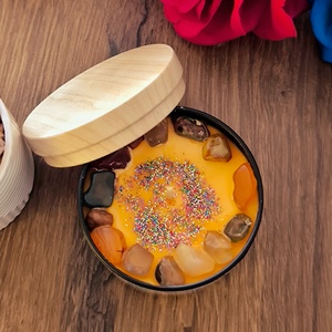 A narancsliget illatgyertya  - otthon & életmód - gyertya, illat, aroma - gyertya - Meska.hu