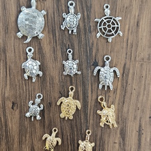 Medál - teknős, Kellékek & szerszámok, Ékszerkellék, Medál csomag, Ékszerkészítés, MESKA