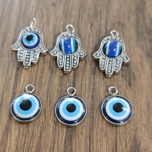 Medál - Fatima keze és gonosz szem - kellékek & szerszámok - ékszerkellék - medál csomag - Meska.hu