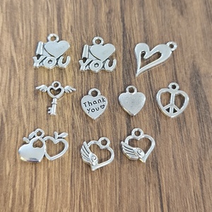 Medál - szív, Kellékek & szerszámok, Ékszerkellék, Medál csomag, Ékszerkészítés, MESKA