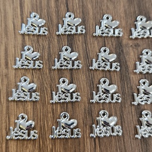 Medál - I love Jesus - kellékek & szerszámok - ékszerkellék - medál csomag - Meska.hu
