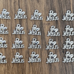 Medál - I love Jesus - kellékek & szerszámok - ékszerkellék - medál csomag - Meska.hu