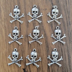 Medál - koponya, Kellékek & szerszámok, Ékszerkellék, Medál csomag, Ékszerkészítés, MESKA