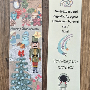 Könyvjelző - Merry Christmas , Könyv & Zene, Könyvjelző, Fotó, grafika, rajz, illusztráció, MESKA