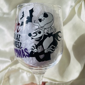 Egyedi tervezésű vicces mesehősös Halloweeni boros pohár - otthon & életmód - konyhafelszerelés, tálalás - tálalás - boros poharak, szettek - Meska.hu