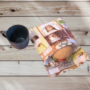Nasitartó cappucinos, Táska & Tok, Uzsonna- & Ebéd tartó, Szendvics csomagoló, Varrás, MESKA