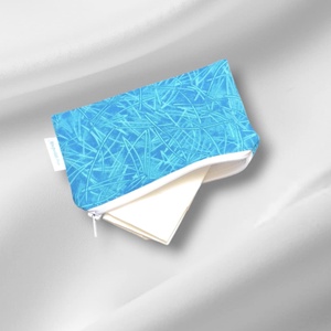 Zsebkendőtartó kék jégkristályos - Meska.hu