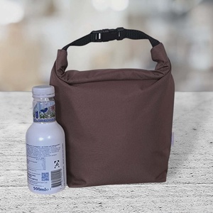 Ételhordó és uzsonnás táska barna, Táska & Tok, Uzsonna- & Ebéd tartó, Ebéd tasak, doboz, Varrás, MESKA