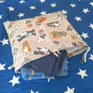 Aqua-zsák bohém kutyás - Meska.hu