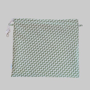 Aqua-zsák zöld hullámos - táska & tok - edzőtáskák - sporttáska - Meska.hu