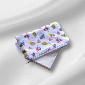 Zsebkendőtartó mályva mancs őrjáratos, Táska & Tok, Pénztárca & Más tok, Zsebkendőtartó tok, Varrás, MESKA