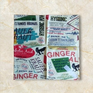 Frissentartó textilszalvéta ginger ale - táska & tok - uzsonna- & ebéd tartó - szendvics csomagoló - Meska.hu