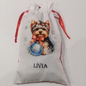 Névre szóló Mikulászsák - karácsony - mikulás - mikulás zsák - Meska.hu