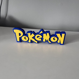 Pokémon Logo Asztali Dísz, Otthon & Életmód, Dekoráció, Asztal és polc dekoráció, Asztaldísz, Mindenmás, MESKA