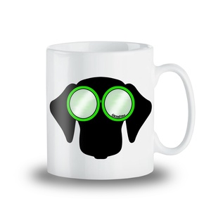 Egyedi tacskós bögre napszemüveges tacskó grafikával akár a család minden tagjának! - otthon & életmód - konyhafelszerelés, tálalás - tálalás - bögre & csésze - Meska.hu