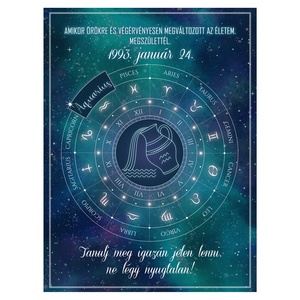 Csillagjegyes kép. Zodiákus jegyek. Kos. Bika. Ikrek. Rák. Oroszlán. Szűz. Mérleg. Skorpió. Nyilas. Bak. Vízöntő. Halak, Otthon & Életmód, Dekoráció, Kép & Falikép, Poszter, Fotó, grafika, rajz, illusztráció, MESKA