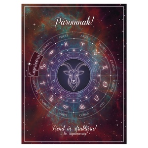Csillagjegyes kép. Zodiákus jegyek. Kos. Bika. Ikrek. Rák. Oroszlán. Szűz. Mérleg. Skorpió. Nyilas. Bak. Vízöntő. Halak - otthon & életmód - dekoráció - kép & falikép - poszter - Meska.hu