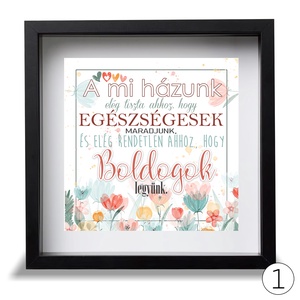 Vicces kép ajándékba lakásavatóra. Ajándék házavatóra. A mi házunk., Otthon & Életmód, Dekoráció, Kép & Falikép, Poszter, Fotó, grafika, rajz, illusztráció, MESKA