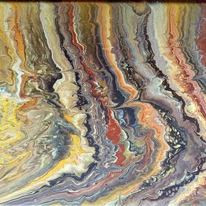 Tigrisszem  - művészet - festmény - akril - Meska.hu