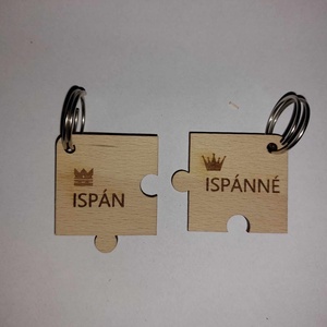 Páros kulcstartó puzzle - táska & tok - kulcstartó & táskadísz - kulcstartó - Meska.hu