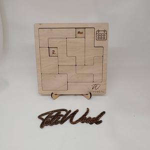 Totiwood puzzle naptár Német, Otthon & Életmód, Papír, írószer, Naptár & Tervező, Famegmunkálás, Gravírozás, pirográfia, MESKA