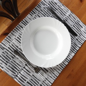 Tillivan csíkos festhető tányéralátét 2 db/cs. - otthon & lakás - konyhafelszerelés, tálalás - tálalás - tányér- és poháralátét - Meska.hu