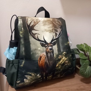 Oscar- szarvasos hátizsák - táska & tok - hátizsák - hátizsák - Meska.hu