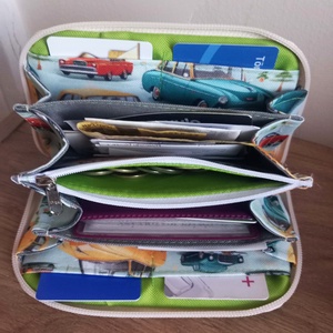 Oldtimer, hétrekeszes pénztárca - táska & tok - pénztárca & más tok - pénztárca - női pénztárca - Meska.hu