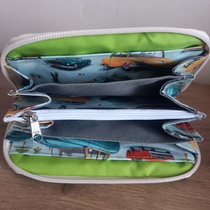 Oldtimer, hétrekeszes pénztárca - táska & tok - pénztárca & más tok - pénztárca - női pénztárca - Meska.hu