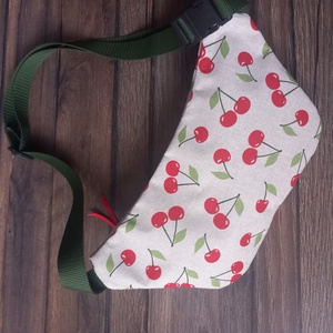 Cherry övtáska, testtáska - táska & tok - övtáska - Meska.hu