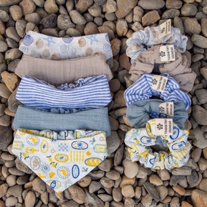 Matching szett (bandana és scrunchie) - Dolce Vita Kollekció - Meska.hu
