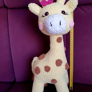 Horgolt amigurumi plüss zsiráf, Játék & Sport, Plüssállat & Játékfigura, Zsiráf, Horgolás, Varrás, MESKA