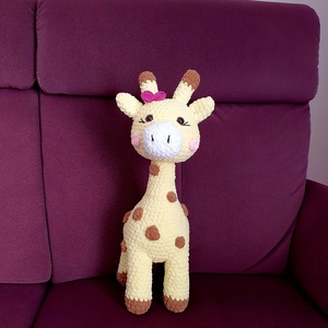 Horgolt amigurumi plüss zsiráf - játék & sport - plüssállat & játékfigura - zsiráf - Meska.hu