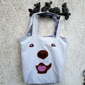 Maci-kutya táska. Felejtsd el a műanyagot! - táska & tok - bevásárlás & shopper táska - shopper, textiltáska, szatyor - Meska.hu
