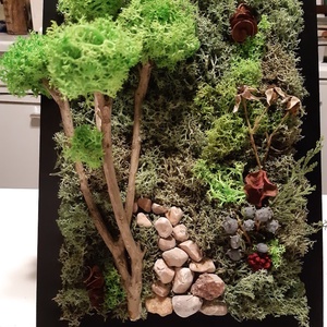 Zuzmó kép. Élő kép, örökzöld kép. - otthon & életmód - dekoráció - kép & falikép - Meska.hu