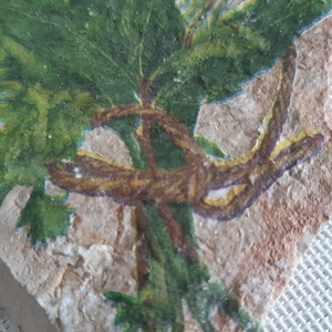 Mediterrán fűszerek, mediterrán kövön. - otthon & életmód - dekoráció - asztal és polc dekoráció - kavics & kő - Meska.hu
