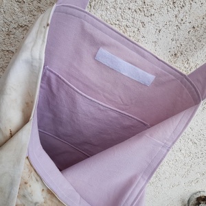Felejtsd el a műanyagot! Növényi festéssel készült táska - táska & tok - bevásárlás & shopper táska - shopper, textiltáska, szatyor - Meska.hu