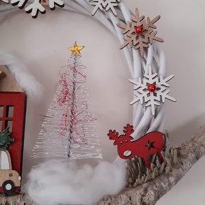 Karácsonyi ajtódísz - karácsony - karácsonyi lakásdekoráció - karácsonyi ajtódíszek - Meska.hu
