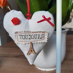 Szerelmes francia szívek - otthon & életmód - dekoráció - dísztárgy - Meska.hu