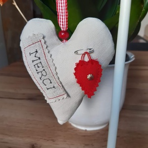 Szerelmes francia szívek - otthon & életmód - dekoráció - dísztárgy - Meska.hu