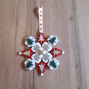 Karácsonyi ajtódísz - karácsony - karácsonyi lakásdekoráció - karácsonyi ajtódíszek - Meska.hu