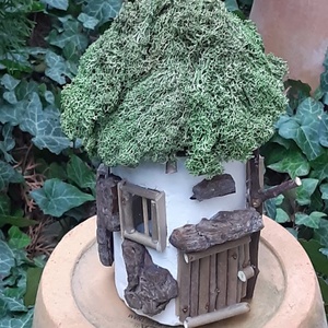 Világító házikó, Otthon & Életmód, Dekoráció, Asztal és polc dekoráció, Zuzmódekoráció, Mohadekoráció, Mindenmás, MESKA